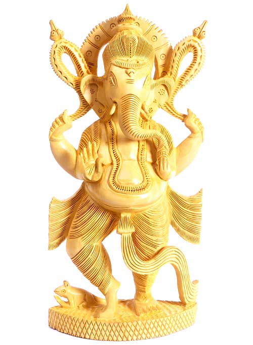 Ganesha in Wood