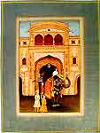 New Painting Showing The Famous Tripolia Gate Of Jaipur