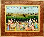 New Painting Showing The Festival Of Kites In India