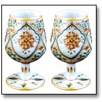 Marble Goblet Pair