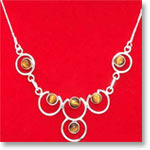 Tiger Eye Necklace:The Princess Collection