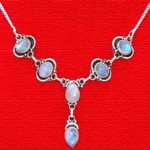 Moon Stone Necklace:Princess Collection