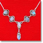 Moon Stone Necklace:Princess Collection