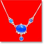 Moon Stone Necklace:Queens Collection