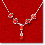 Red Onyx Necklace: The Princess Collection