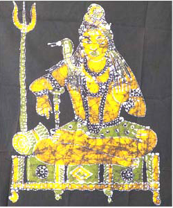 Shiva Batik Painting