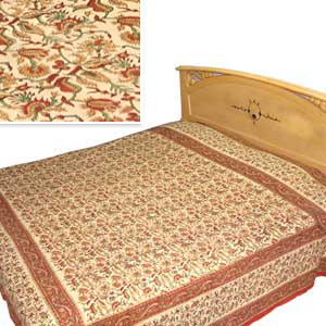 Brown World Bedspread