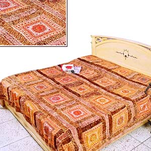 Designer Bedspread: Handwoven Bedspread