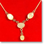 Designer Moonstone-Silver Necklace