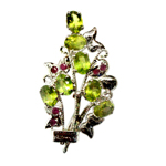 silver-broach-peridot-ruby