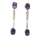 silver-earring-amethyst