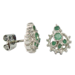 silver-earring-emeralds