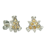 silver-earring-golden-topaz