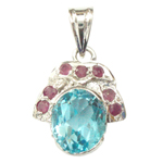 silver-pendant-blue-topaz-ruby