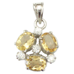 silver-pendant-golden-topaz-zircon