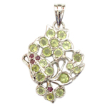 silver-pendant-peridot