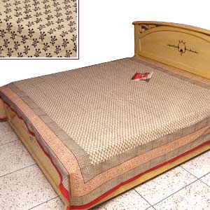 Jaipuri Block Print Bed Spread