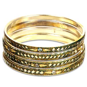 Black Mirrorwork Bangles