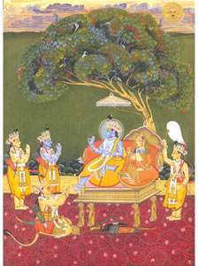 Ram Darbar Miniature Painting