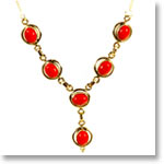 Red Onyx Gem Stone Necklace