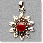 Red Onyx Pendant