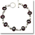 Silver Black Onyx Bracelet