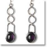 Silver Amethyst Earrings