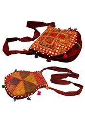 Embroidered Bag-Abha & Mahika