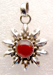 Red Onyx Pendant