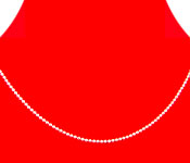 Silver Beaded Necklace