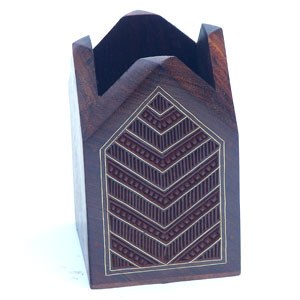 Brass-Inlaid-Wooden-Pen-Holder-03 