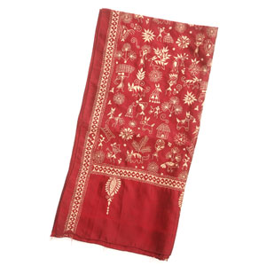 Kantha Embroidery Stole 28